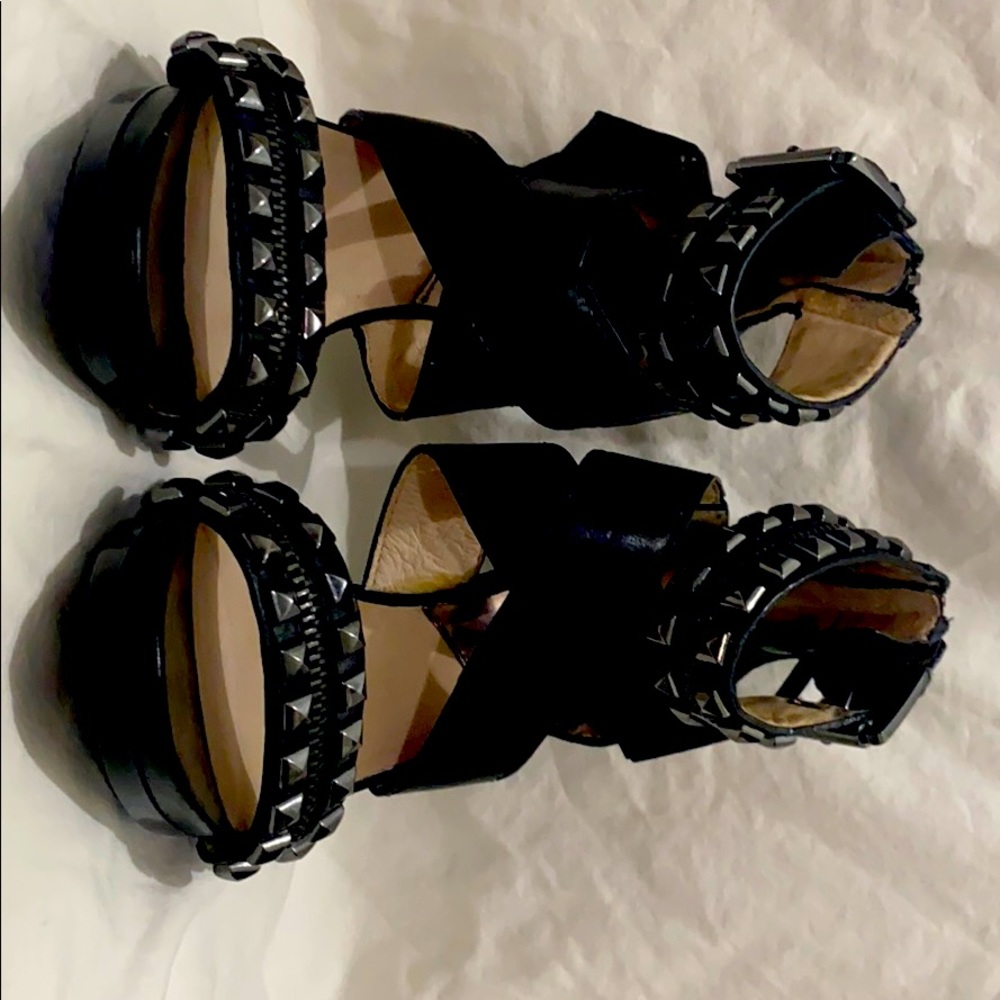Michael Kors stud and zipper heels